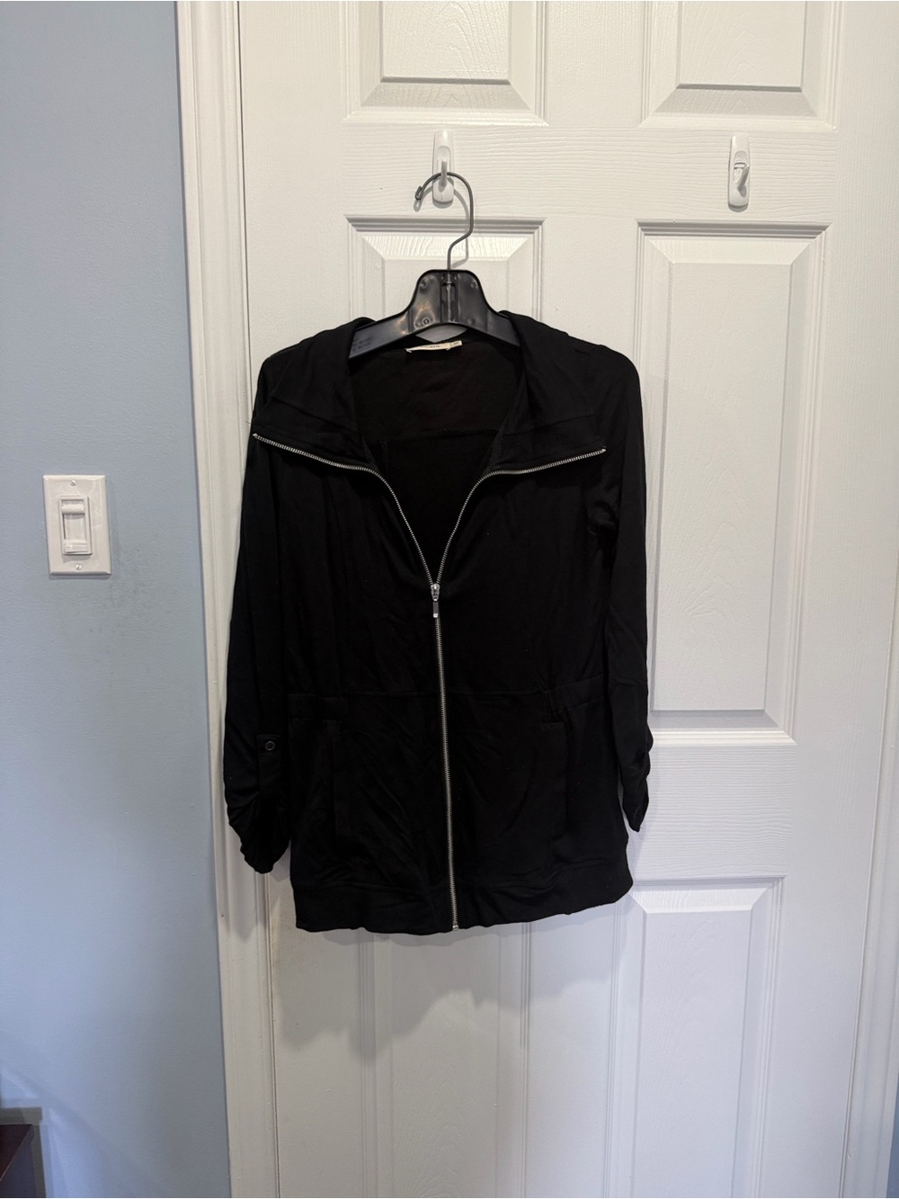 Ricki's Black Zip-Up Utility Jacket